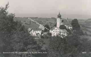 Bild einer Postkarte aus St. Leonhard am Walde